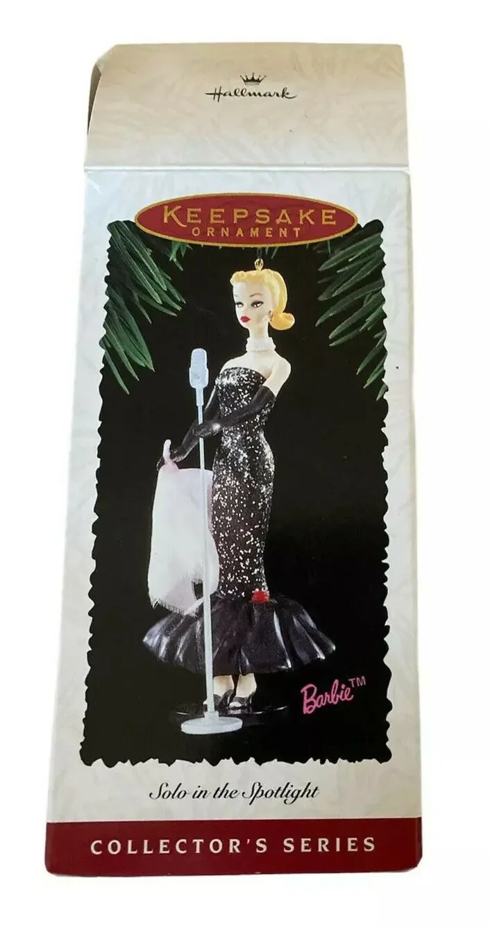 Hallmark Keepsake Ornament BARBIE Solo In The Spotlight 1995 Collector’s Series